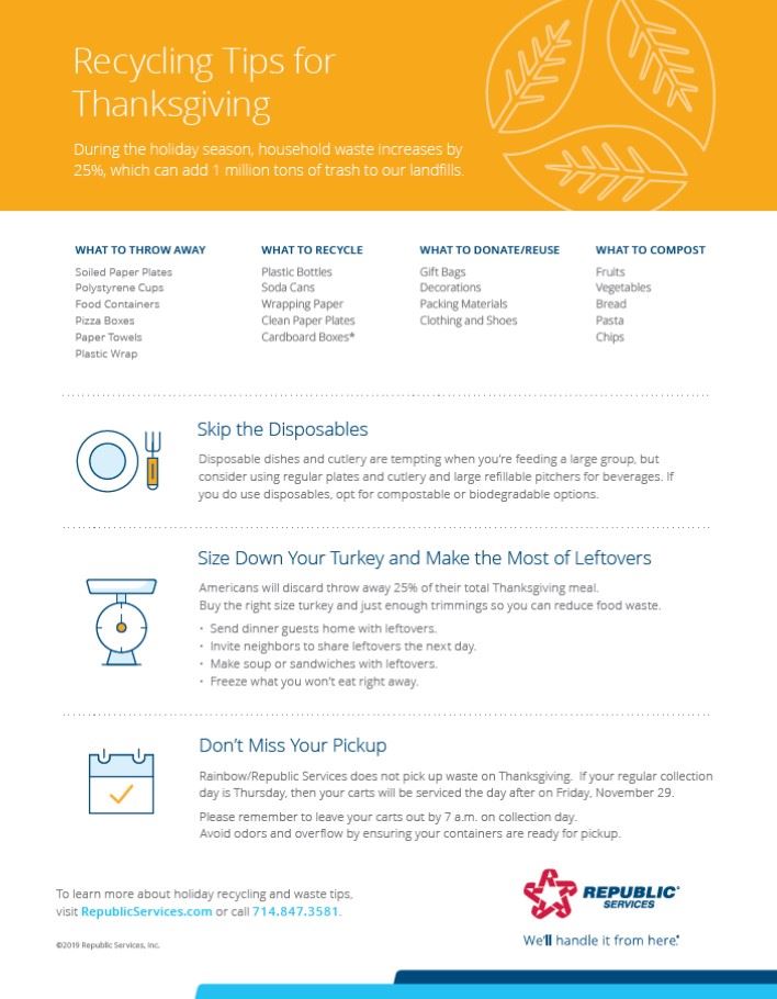 Republic Services_Thanksgiving advice