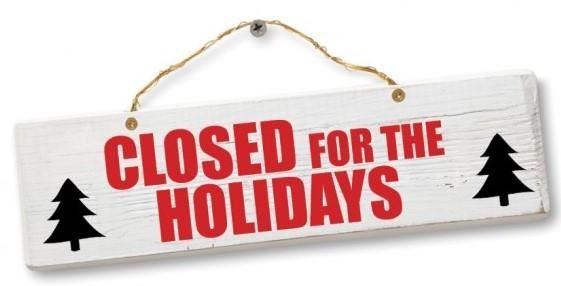 Holiday closure