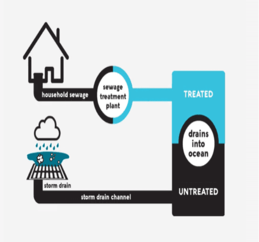 Sewer vs Storm Drain Image