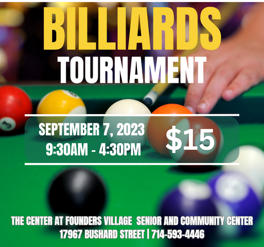 the CENTER AT FOUNDERS VILLAGE SENIOR AND COMMUNITY CENTER 17967 BUSHARD STREET  714-593-4446