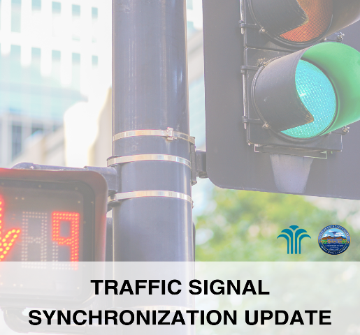 TRAFFIC SIGNAL SYNCHRONIZATION UPDATE
