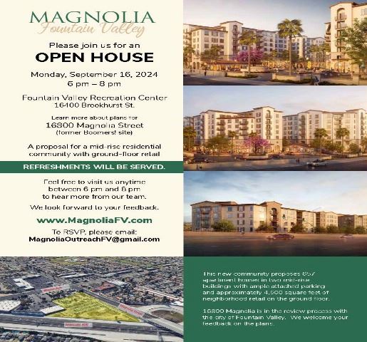 Magnolia FV Open House Sept 16 Final Invite