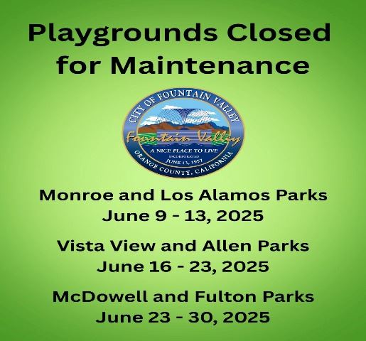 2025 Playgrounds Closed