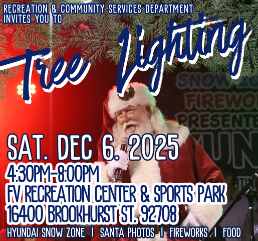 FV Tree Lighting on December 6th