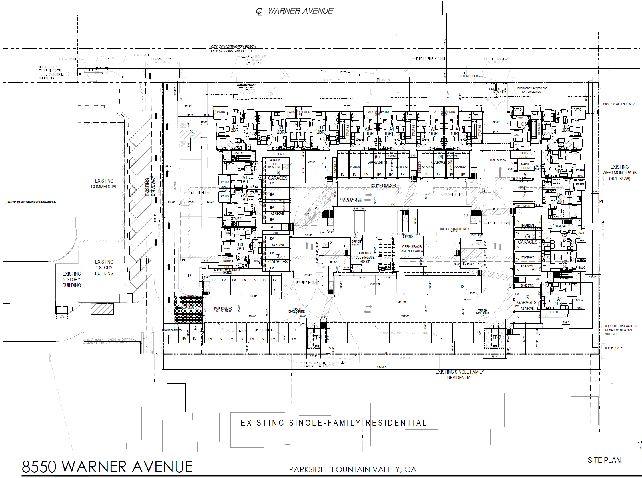 8550 Warner Site Plan