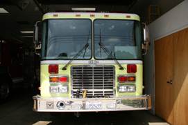Front of the state-owned fire engine