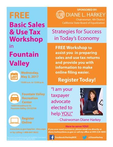 Fountain Valley Sales & Use Seminar