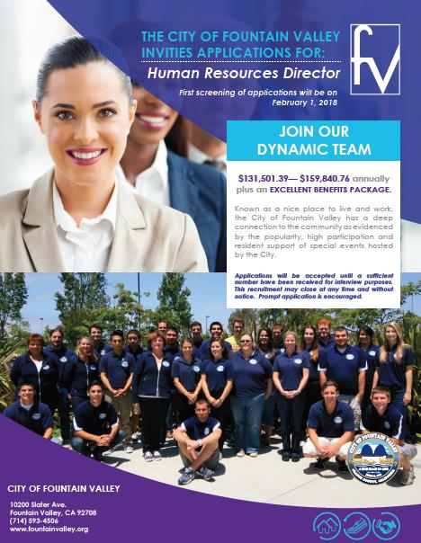 HR Director Recruitment Flyer