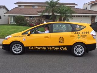 Yellow cap with driver