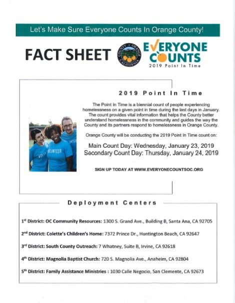 2019 Point in Time Fact Sheet_Front