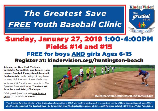 Kindervision Free Baseball Camp