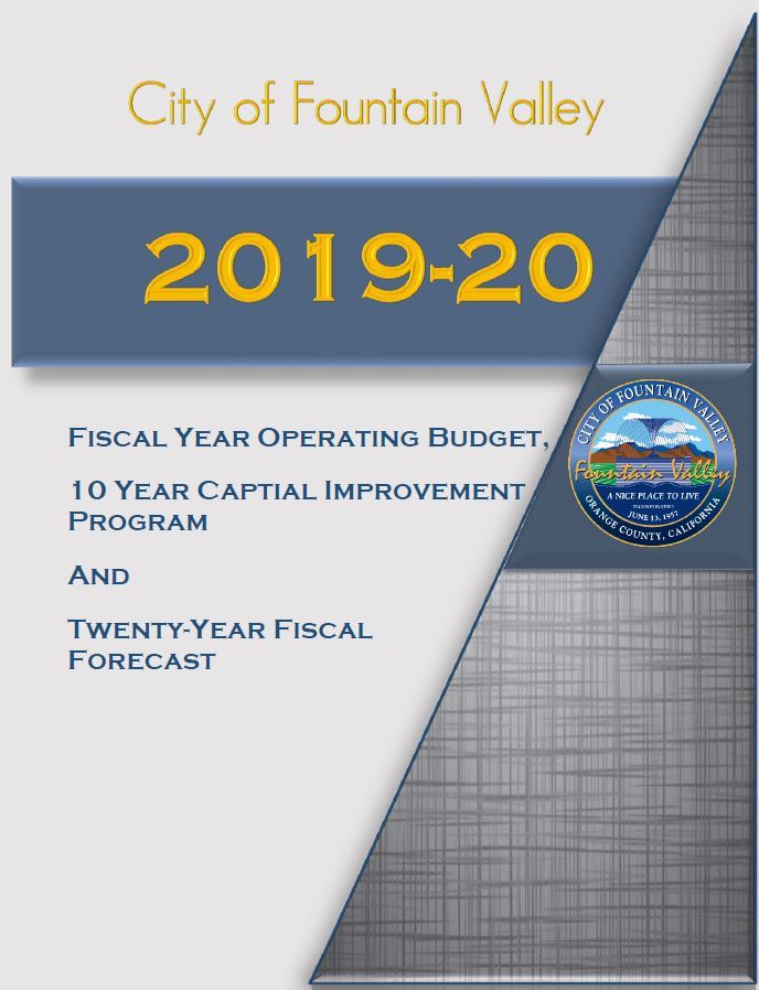 2019-20 Budget Cover Page