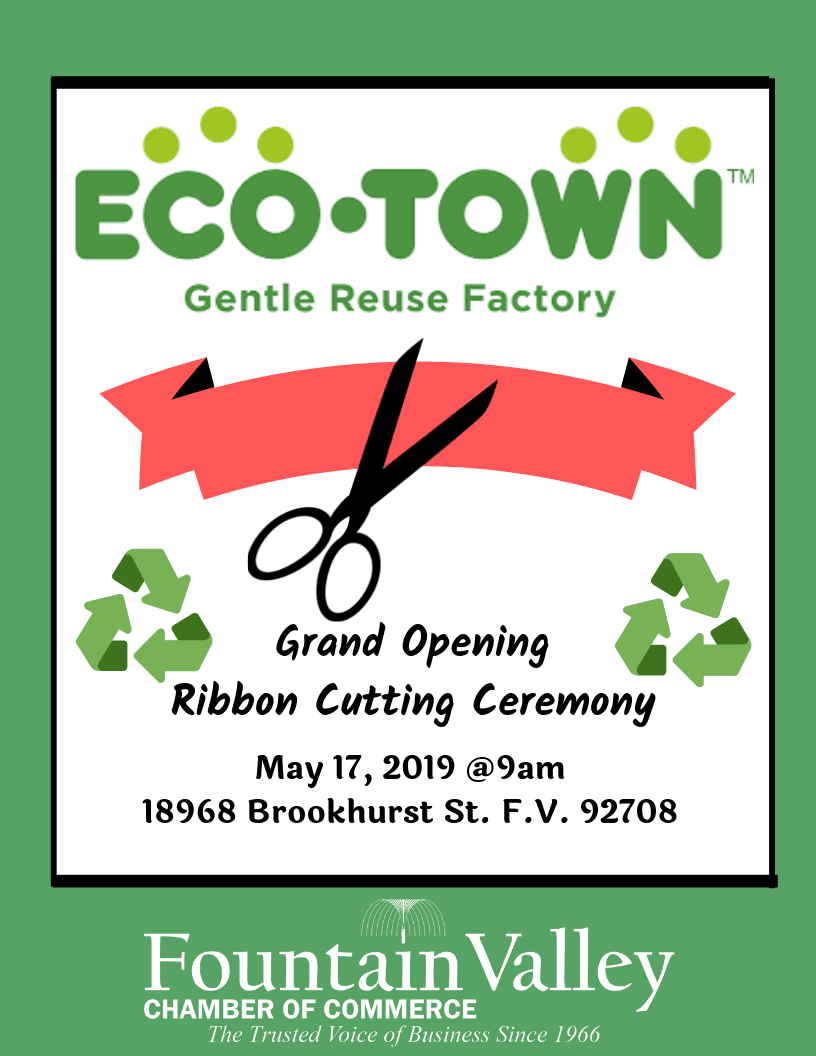 Eco-Town USA Ribbon Cutting Flyer 5-17-19