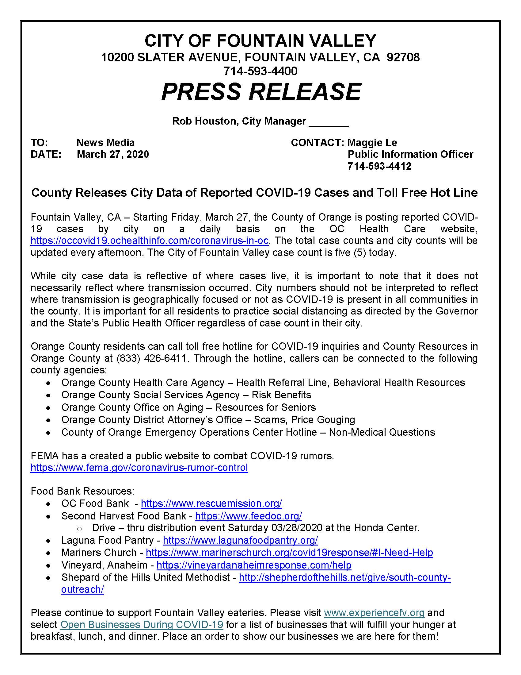 County Releases City Data of COVID-19 Cases and Toll Free Hotline 3-27-2020_Page_1