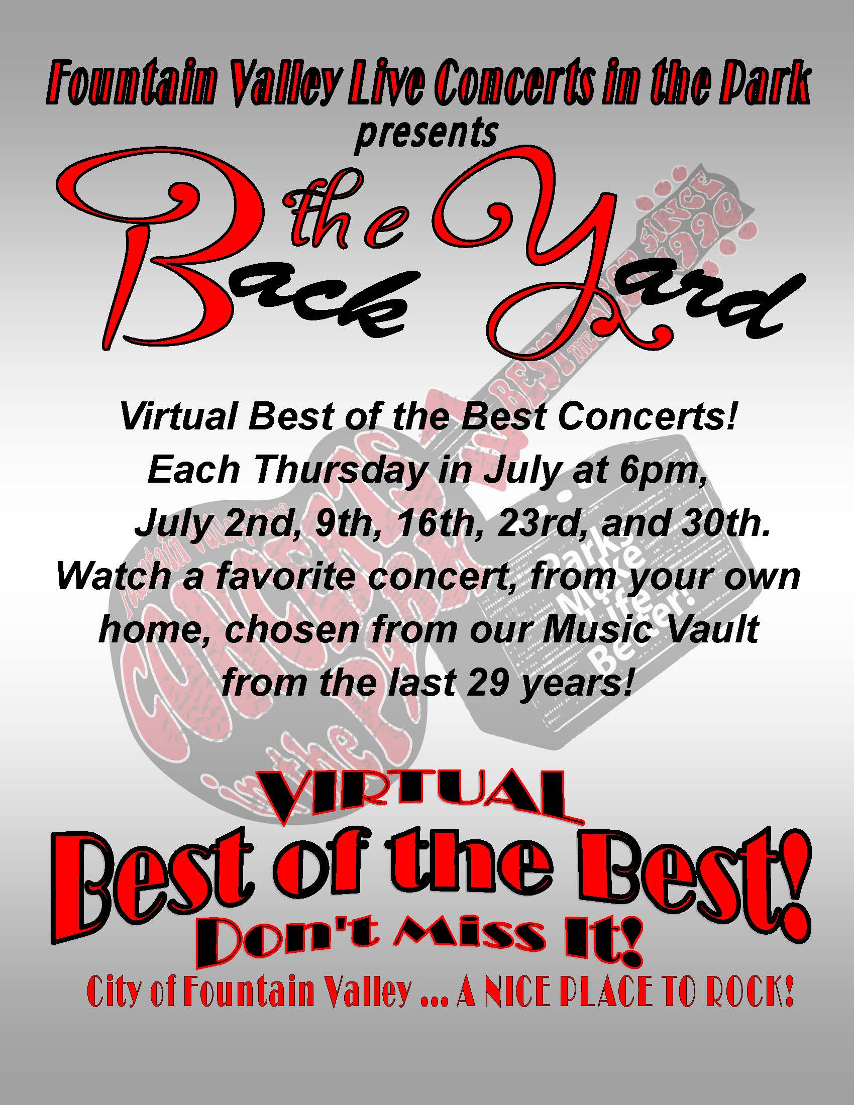 Virtual Best of the Best Concerts Flyer 6-16-2020