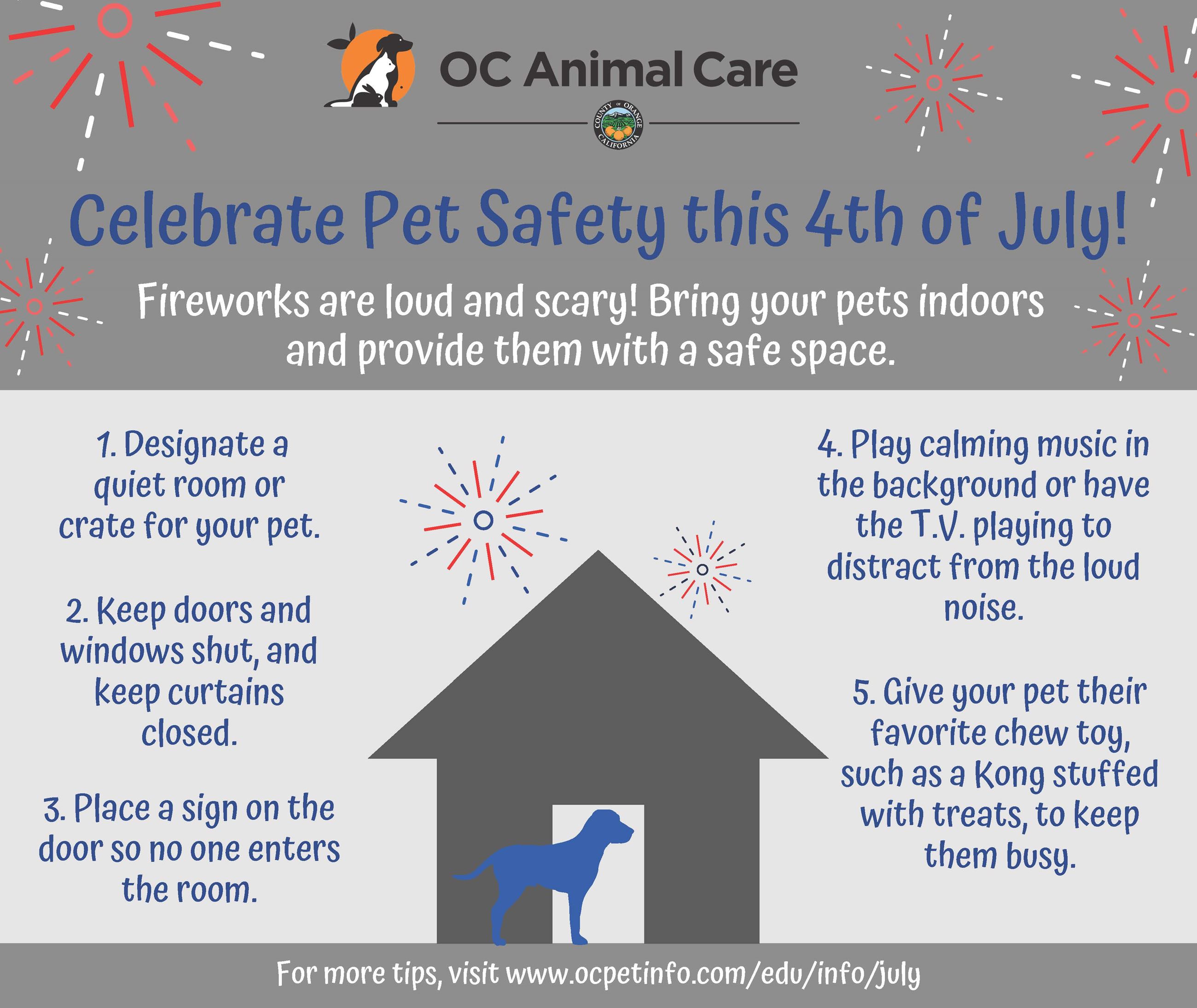 Celebrate Pet Safety - Provide a Safe Space for your Pets