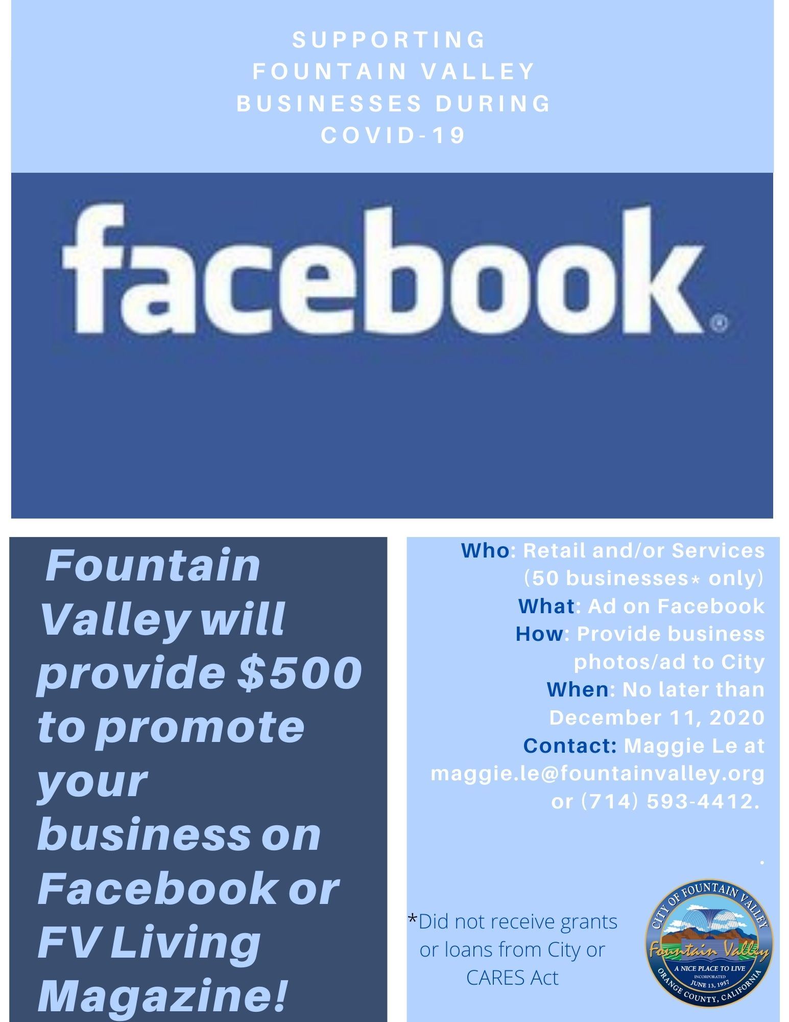 Facebook ad flyer 12-3-20