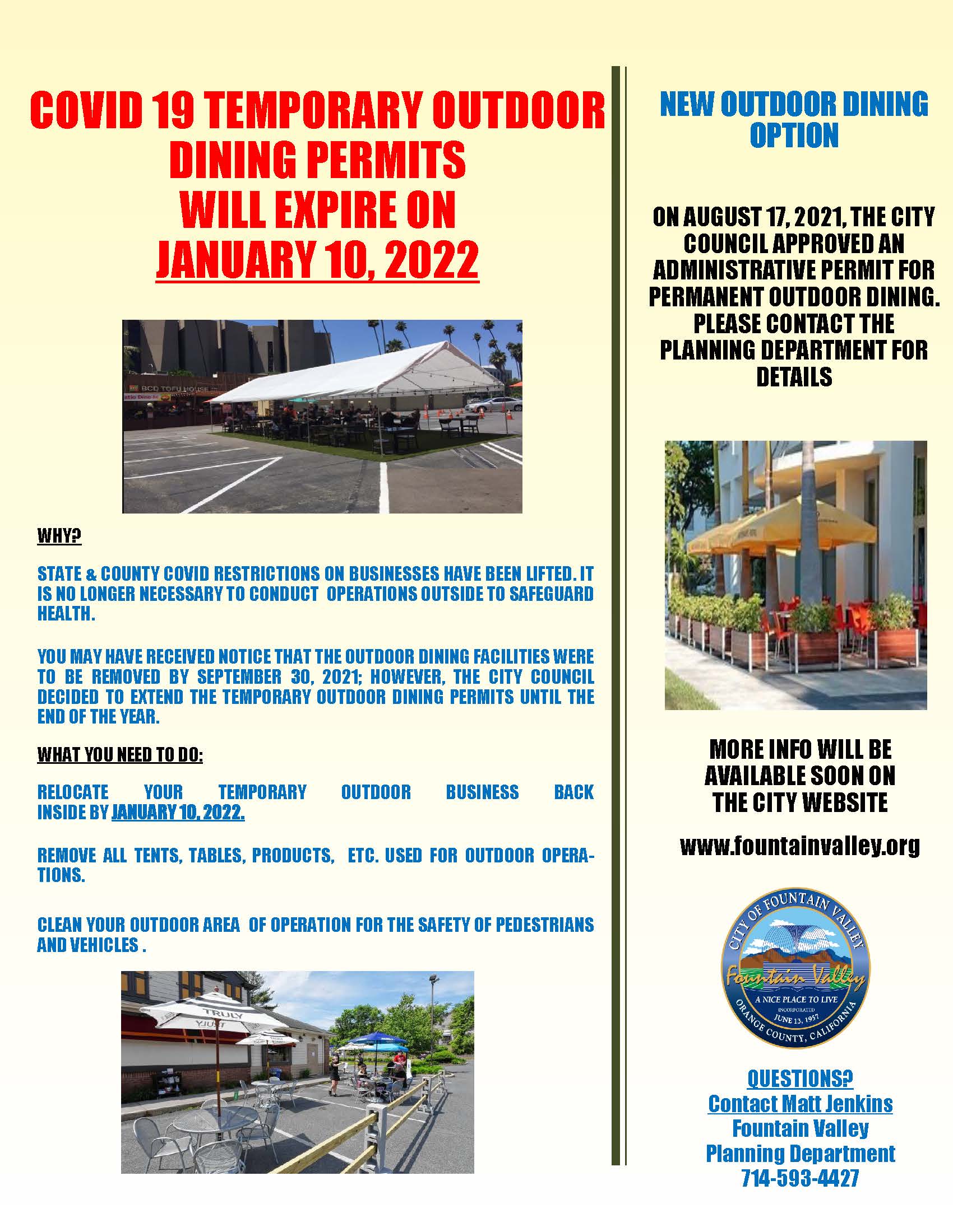 Flyer- Outdoor Dining 3