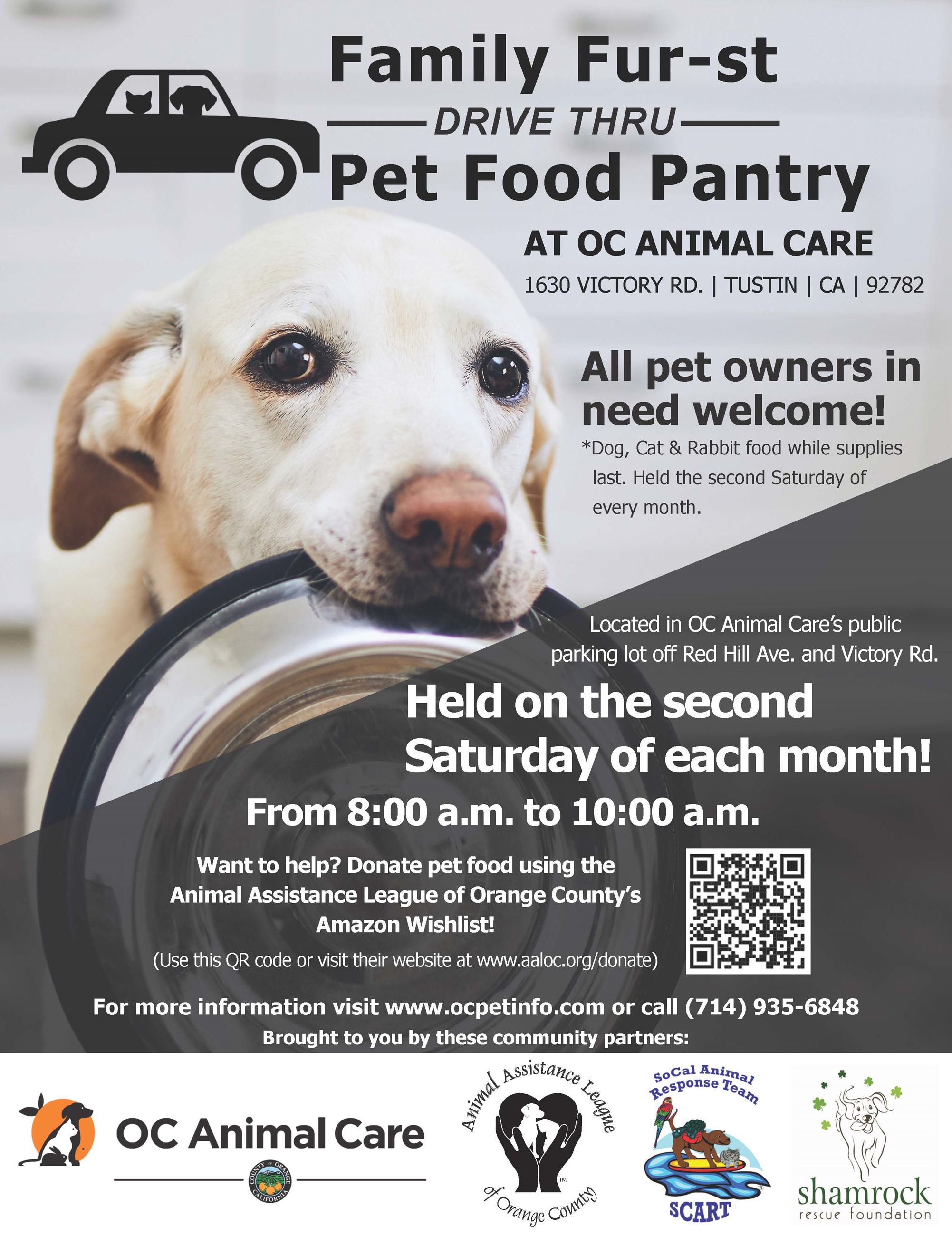 Drive_Thru_Pet_Food_Pantry_Every_Month