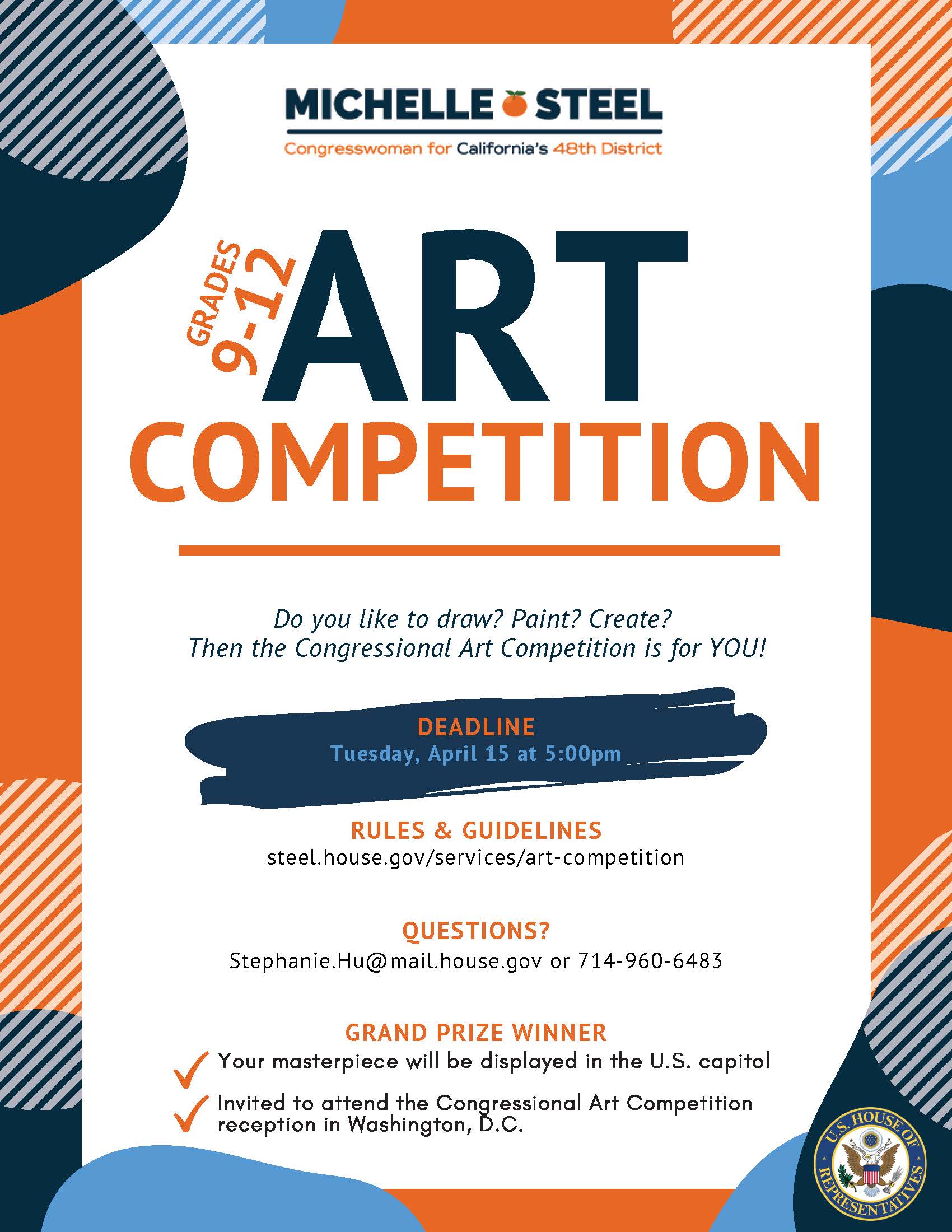 Congressional Art Competition 2022 Rep. Steel