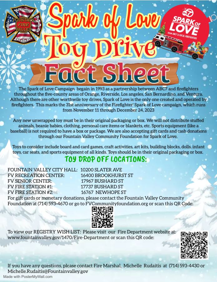 Spark of love Fact Sheet 2023