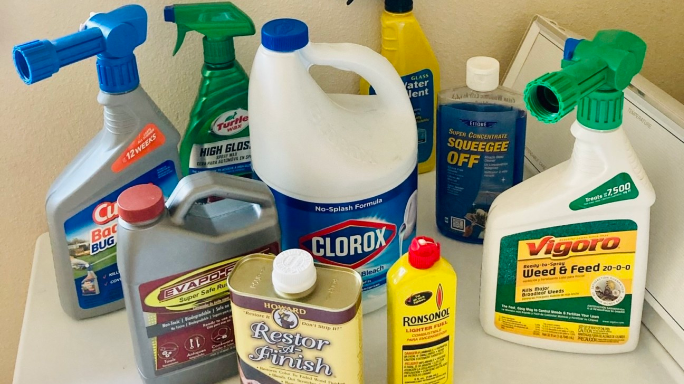 Disposal of household chemicals