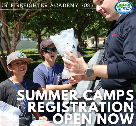 Summer Camp registration is now open.