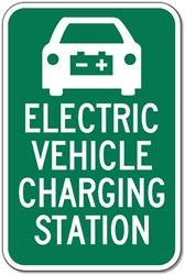Picture of an EV Charging Sign