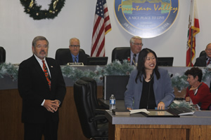 Supervisor Gives Service Recognition