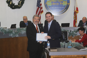 Capitelli Honors Congressman