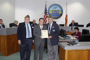 Mayor Vo in Support of Buddy Poppy Month